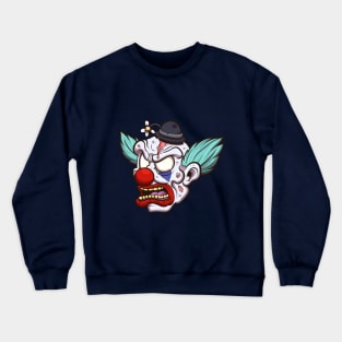 Zombie Clown Head Crewneck Sweatshirt